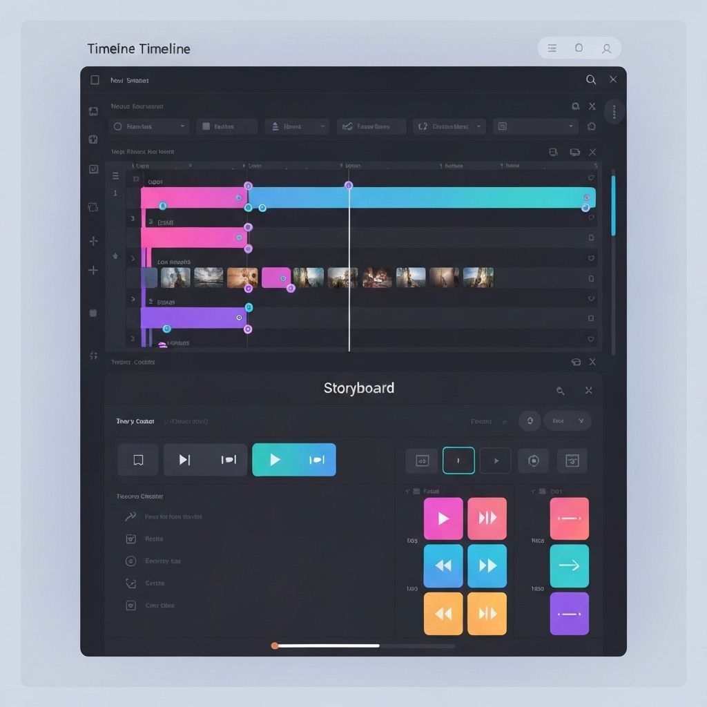 Sora 2.0 Storyboard Editor Interface